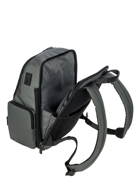 MONZA Mochila para port&aacute;til de 15", expandible. gris negro - Mochilas para port&aacute;til