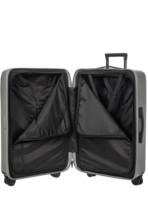 AMALFI carro de tama&ntilde;o mediano plata/negro - Trolley R&iacute;gidos