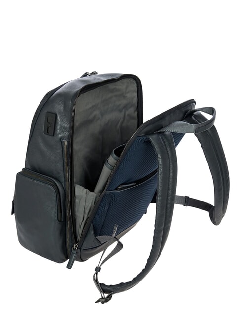TORINO Mochila para port&aacute;til de 15 pulgadas, de cuero. Armada - Mochilas para port&aacute;til