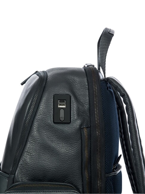 TORINO Mochila para port&aacute;til de 15 pulgadas, de cuero. Armada - Mochilas para port&aacute;til