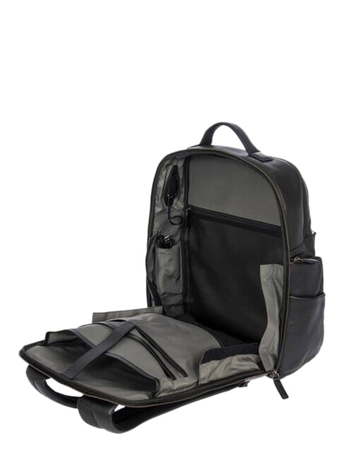TORINO Mochila para port&aacute;til de 15,6" en piel. negro - Mochilas para port&aacute;til