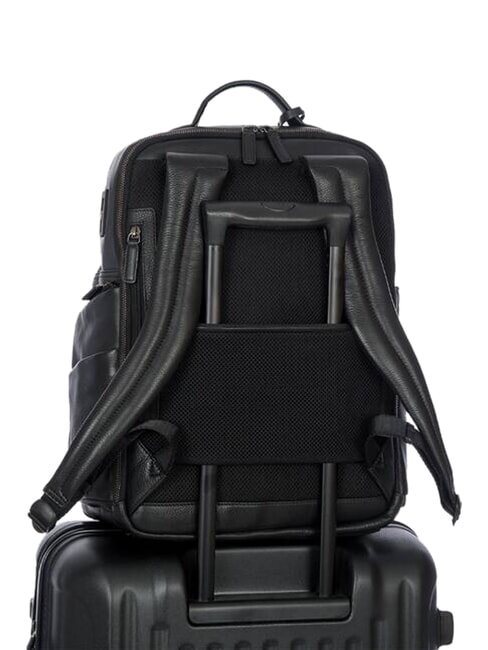 TORINO Mochila para port&aacute;til de 15,6" en piel. negro - Mochilas para port&aacute;til