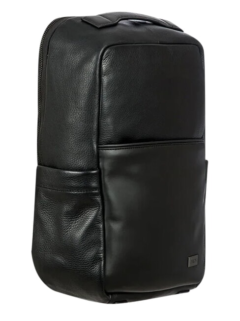 TORINO Mochila para port&aacute;til de 14", de piel. negro - Mochilas para port&aacute;til
