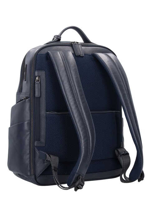 TORINO Mochila para port&aacute;til de 15,6" en piel. Armada - Mochilas para port&aacute;til