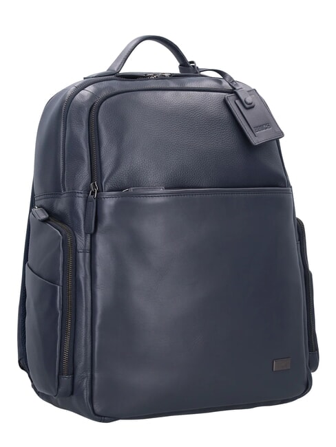 TORINO Mochila para port&aacute;til de 15,6" en piel. Armada - Mochilas para port&aacute;til
