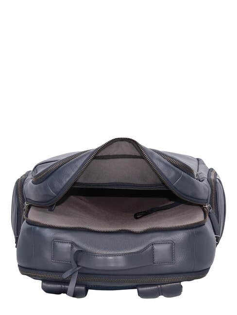 TORINO Mochila para port&aacute;til de 15,6" en piel. Armada - Mochilas para port&aacute;til