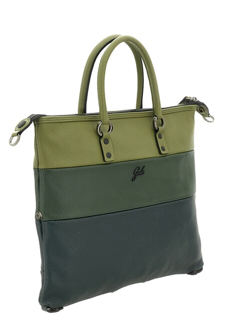 G3 PLUS Bolso de compras convertible L, de piel. perejil/hojas de olivo/abeto - Bolsos Mujer
