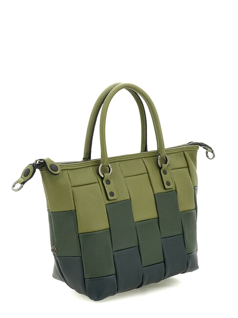 G3 PLUS Bolso de compras convertible L, de piel. perejil/hojas de olivo/abeto - Bolsos Mujer