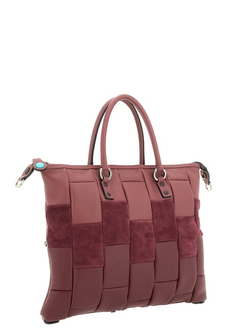 G3 PLUS Bolso de compras convertible L, de piel. Chianti - Bolsos Mujer