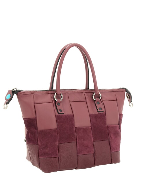 G3 PLUS Bolso de compras convertible L, de piel. Chianti - Bolsos Mujer