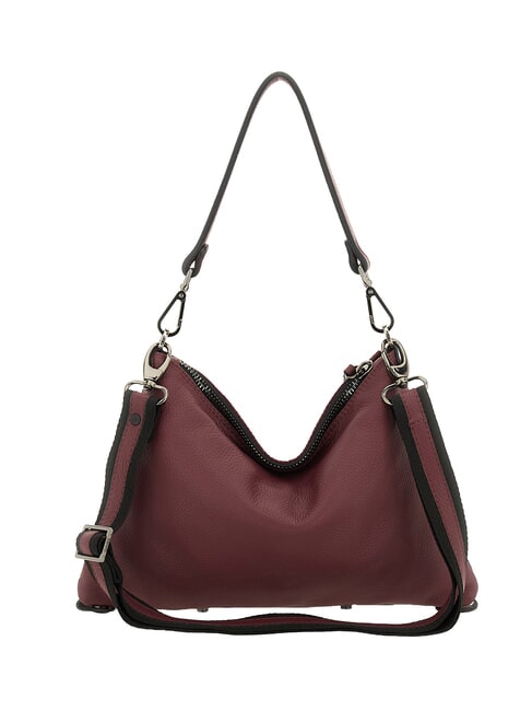 FILIPPA Bolso de hombro M, con correa para el hombro, en piel. Chianti - Bolsos Mujer