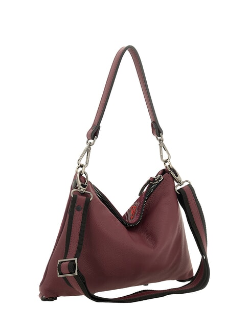 FILIPPA Bolso de hombro M, con correa para el hombro, en piel. Chianti - Bolsos Mujer