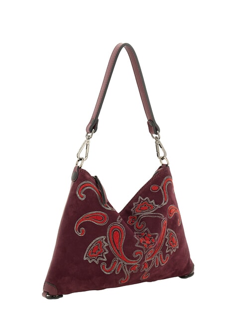 FILIPPA Bolso de hombro M, con correa para el hombro, en piel. Chianti - Bolsos Mujer