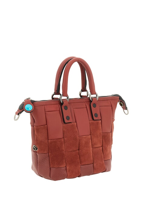 G3 MINI Bolso convertible M, de piel. terracota - Bolsos Mujer