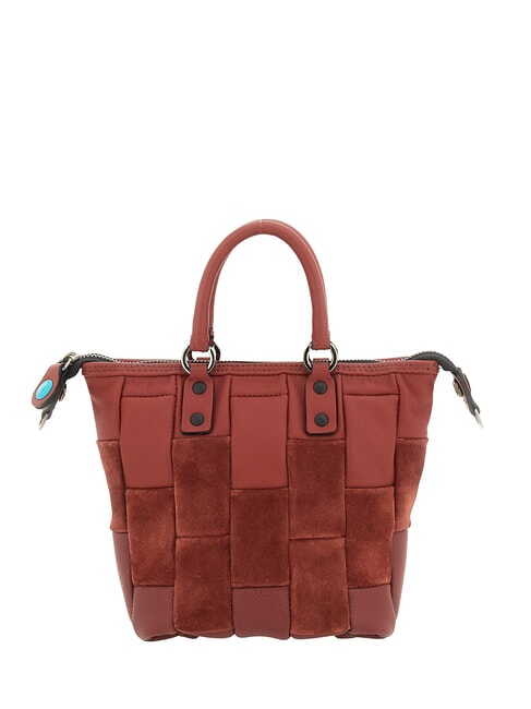 G3 MINI Bolso convertible M, de piel. terracota - Bolsos Mujer