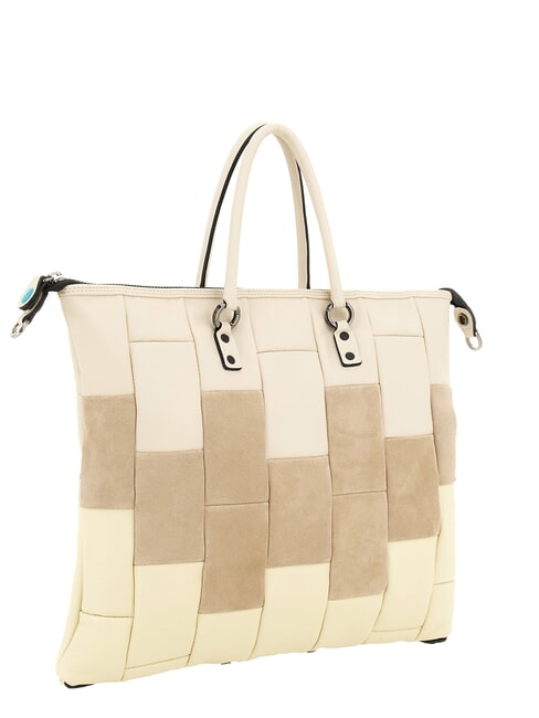 G3 PLUS Bolso de compras convertible XL, de piel. lino - Bolsos Mujer