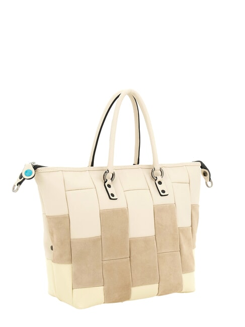 G3 PLUS Bolso de compras convertible XL, de piel. lino - Bolsos Mujer