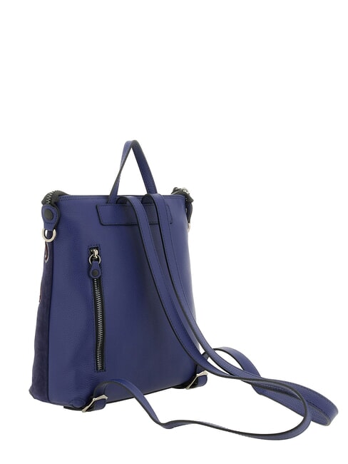 LOLITA Mochila de cuero azul violeta - Bolsos Mujer