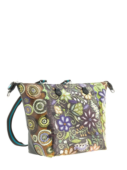 G3 PLUS LARGE MULTICOLOR Bolsa de compras plana transformable multicolor - Bolsos Mujer
