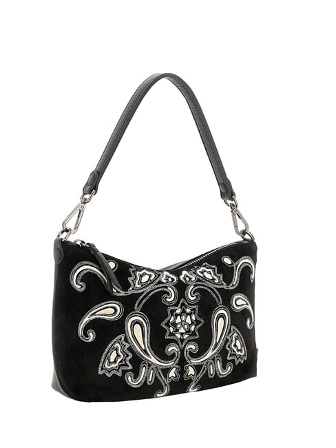 FILIPPA Bolso de hombro M, con correa para el hombro, en piel. negro - Bolsos Mujer