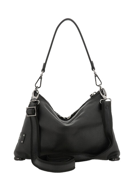 FILIPPA Bolso de hombro M, con correa para el hombro, en piel. negro - Bolsos Mujer