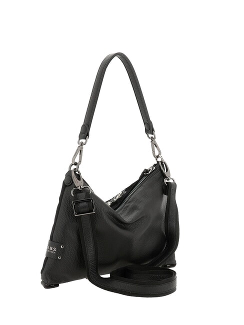 FILIPPA Bolso de hombro M, con correa para el hombro, en piel. negro - Bolsos Mujer