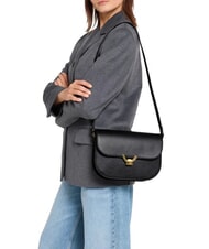 COCCINELLE DEW Bolso de hombro de piel negro - Bolsos Mujer - 2