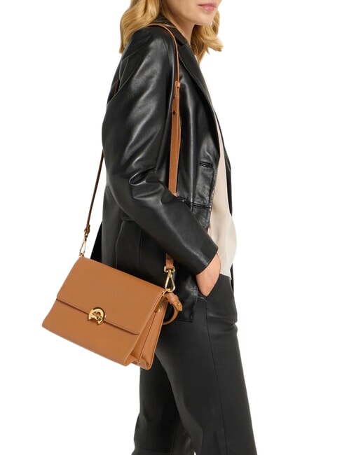 BINXIE Bolso de mano con correa para el hombro. CUIR - Bolsos Mujer