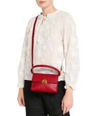 COCCINELLE BINXIE Minibolso con correa para el hombro sangr&iacute;a - Bolsos Mujer - 2