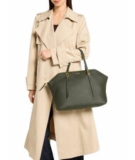 COCCINELLE CHERRY Bolso de hombro de piel algas - Bolsos Mujer - 2