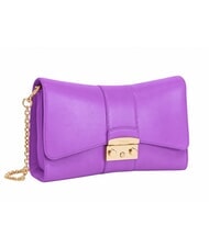FURLA METROPOLIS Bolso bandolera en piel violeta - Bolsos Mujer - 3