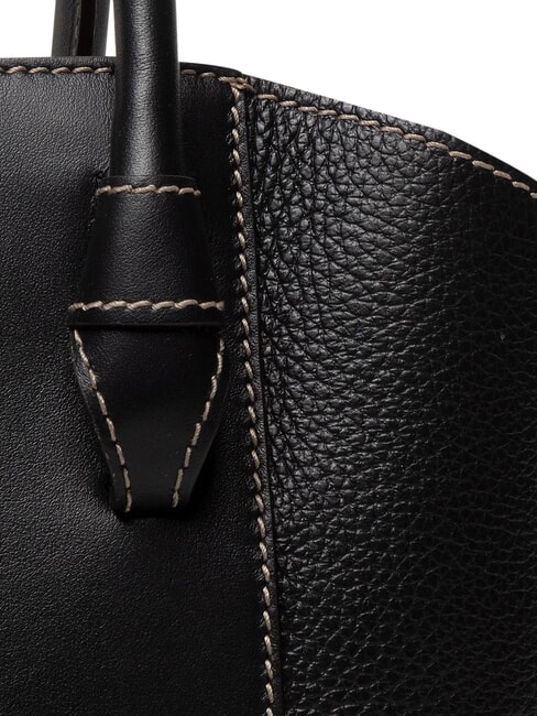 MIASTELLA bolso shopper con estampado de Roma negro - Bolsos Mujer