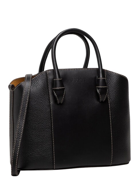 MIASTELLA bolso shopper con estampado de Roma negro - Bolsos Mujer
