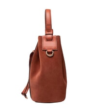 FURLA MIASTELLA Bolso tipo cubo, de mano, de piel. canela - Bolsos Mujer - 3