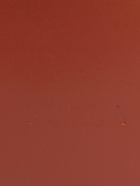 MIASTELLA Bolso tipo cubo, de mano, de piel. canela - Bolsos Mujer