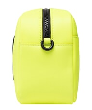 FURLA IRIS Minibolso con correa para el hombro amarillo fluorescente + negro - Bolsos Mujer - 4