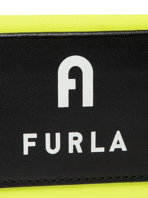 IRIS Minibolso con correa para el hombro amarillo fluorescente + negro - Bolsos Mujer