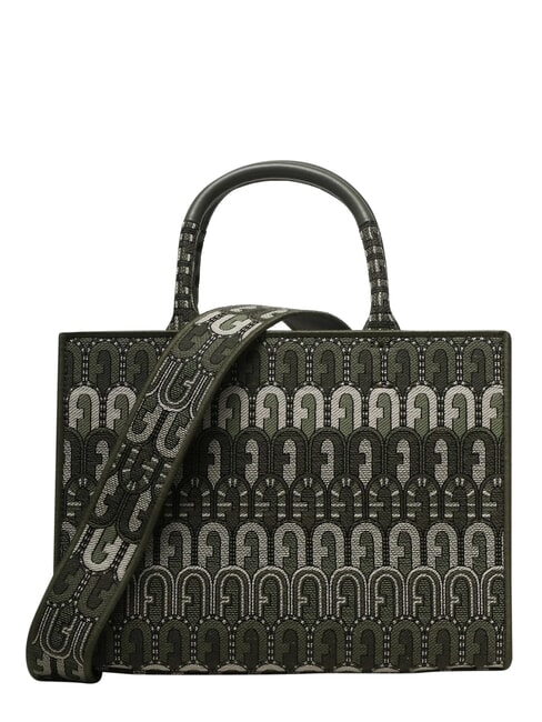 OPPORTUNITY S Bolso tote de jacquard reciclado tonos de cactus - Bolsos Mujer