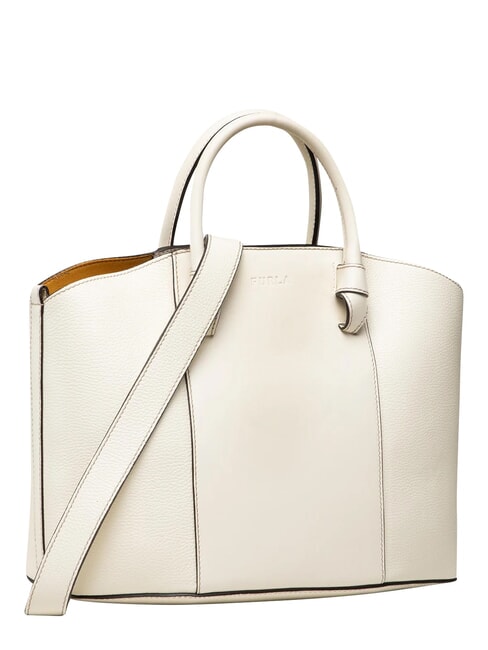MIASTELLA Bolso con bandolera algod&oacute;n blanco - Bolsos Mujer