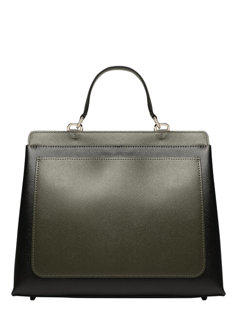 1927 Bolsa de la compra con asa superior perla y+salvia+negra c - Bolsos Mujer
