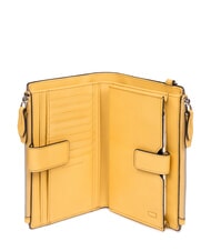 PIQUADRO CAMPIONARIO - DAFNE Cartera de cuero amarillo - Carteras Mujer - 2