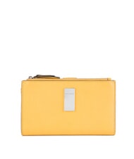 PIQUADRO CAMPIONARIO - DAFNE Cartera de cuero amarillo - Carteras Mujer - 3