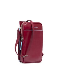 PIQUADRO CAMPIONARIO - BLUE SQUARE Cartera colgante ROJO - Carteras Hombre - 2