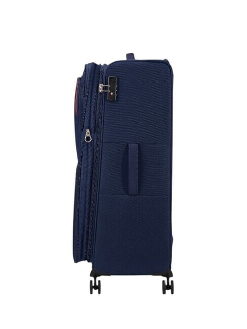 AIR WAVE Carrito grande azul marino/naranja - Trolley Semirr&iacute;gidos