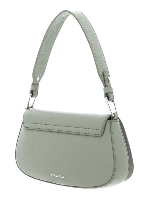 MYRTHA MAXI LOG Bolso bandolera de piel con bandolera verdor - Bolsos Mujer