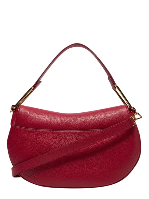 MAGIE SOFT Bolso bandolera de piel con bandolera sangr&iacute;a - Bolsos Mujer