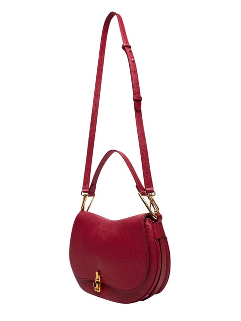 MAGIE SOFT Bolso bandolera de piel con bandolera sangr&iacute;a - Bolsos Mujer