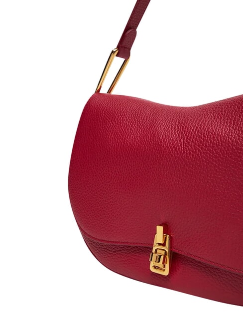 MAGIE SOFT Bolso bandolera de piel con bandolera sangr&iacute;a - Bolsos Mujer
