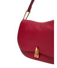 COCCINELLE MAGIE SOFT Bolso bandolera de piel con bandolera sangr&iacute;a - Bolsos Mujer - 5