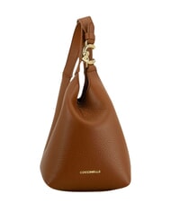 COCCINELLE C-EASY  Bolso de hombro, con correa para el hombro co&ntilde;ac - Bolsos Mujer - 4